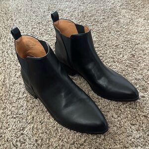 J. Crew Women’s Black Boot Vegan Leather